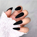Matte Black Medium Length Stiletto Shape (Smart Chip Not Included)