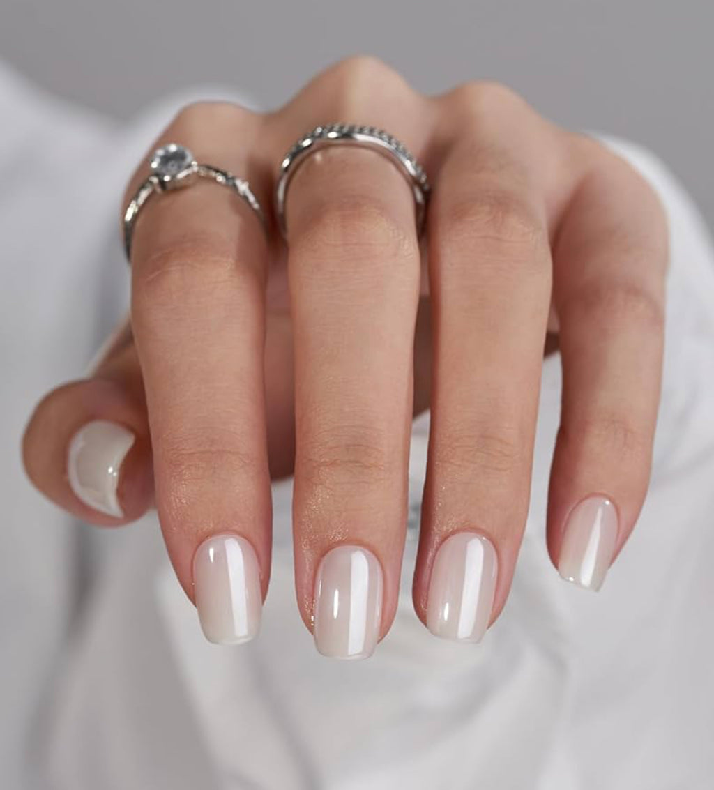 White Opaque Glossy Short Length Rounded Shape (Smart Chip Not Included)