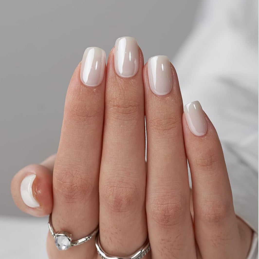White Opaque Glossy Short Length Rounded Shape (Smart Chip Not Included)